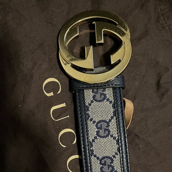Gucci monogram belt - Picture 4 of 7